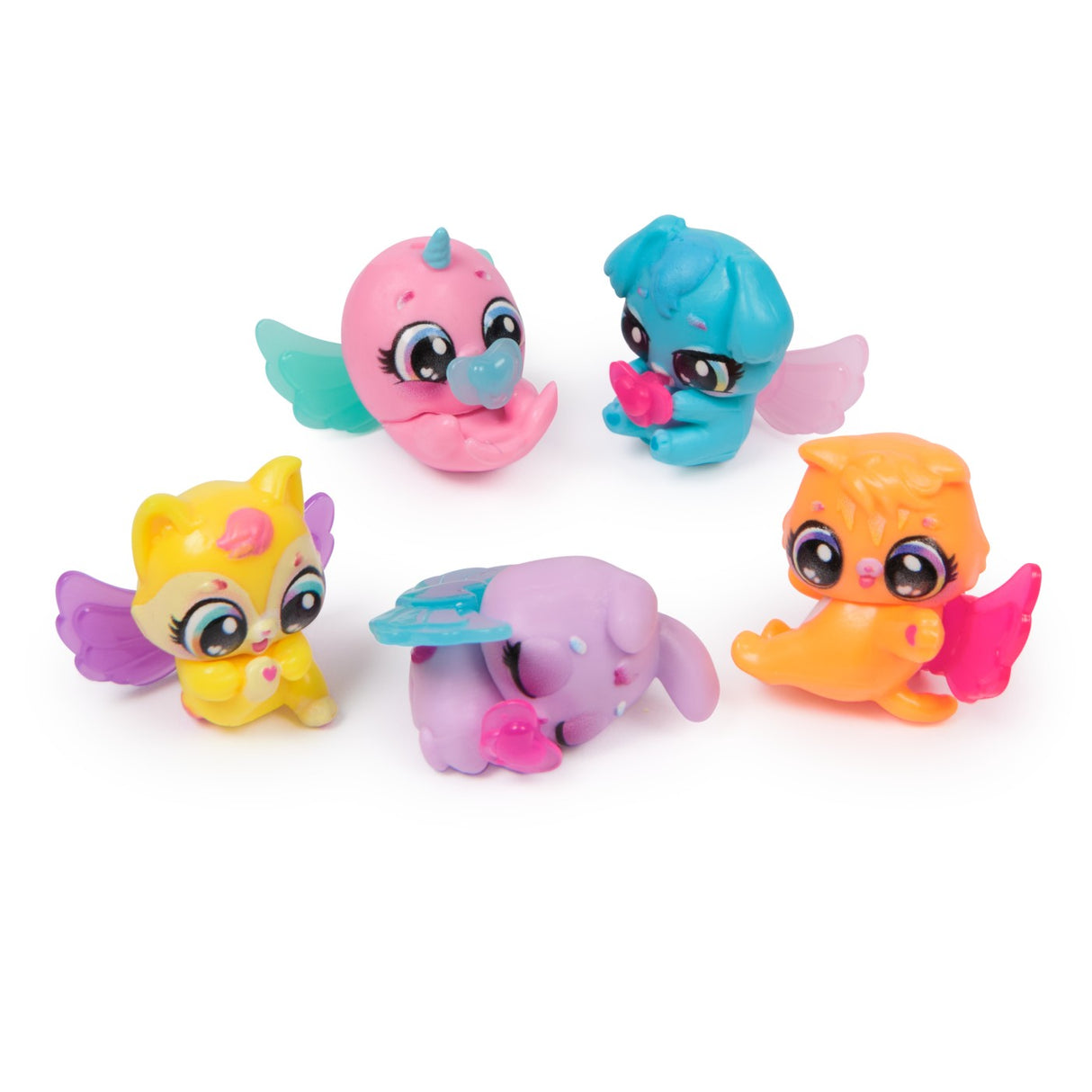 HATCHIMALS ALIVE NEON RAINBOW SET COSULET DE OUA