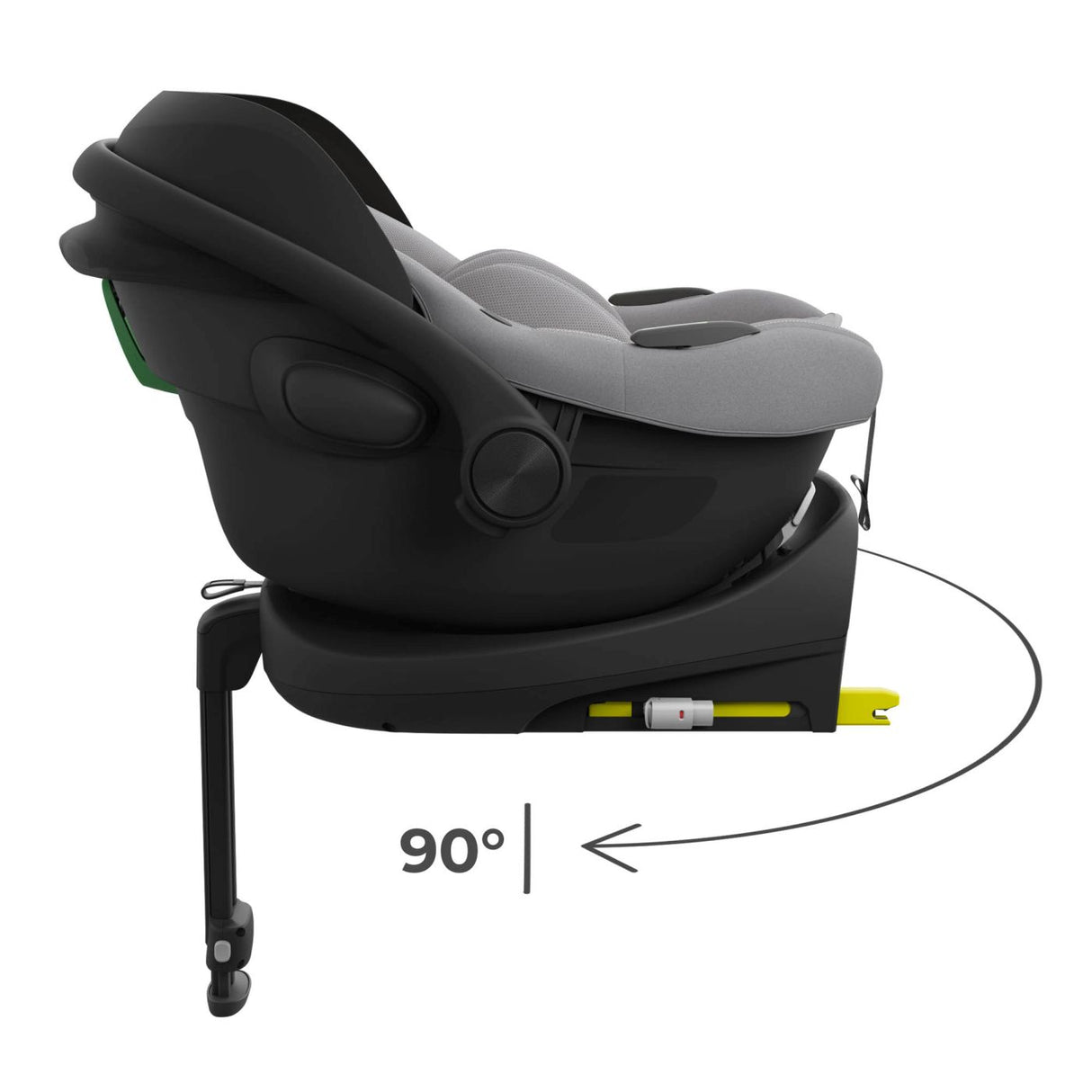 SCOICA AUTO KINDERKRAFT I-LITE CU BAZA ISOFIX ENDURA SAFE FX, GRAY