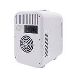 Mini frigider cosmetice, Vivimall, dubla functie de incalzire/racire, portabil, 12L, alb - vivimall.ro