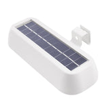 Lampa Solara Led Dreptunghiulara Pentru Perete, 18 X 7 Cm, Senzor Miscare, 6V, Abs, 2200Mah, Rezistent La Apa, Culoare Lumina Alb Rece, Alb - vivimall.ro