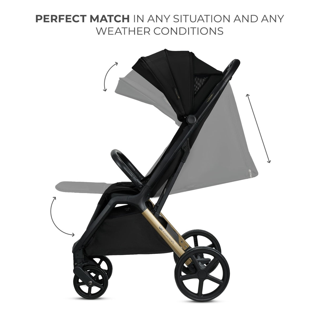 CARUCIOR SPORT KINDERKRAFT LOOM, 0-22 KG, INK BLACK