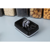 Recipient din Plastic, Vivimall, pentru Alimente/Obiecte, Inchidere Ermetica, Textura Ondulata, 15 x 10 x 15.5 cm, 1.5 l, Transparent - vivimall.ro