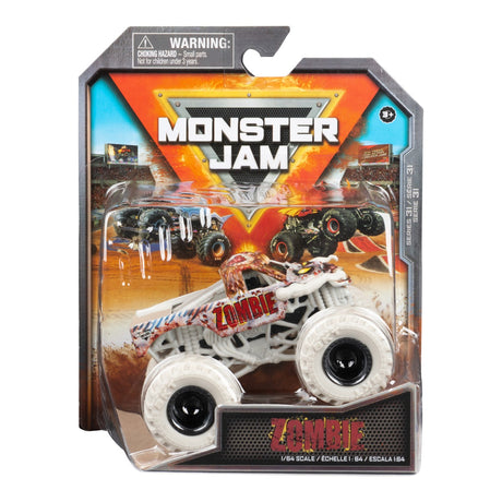 MONSTER JAM MASINUTA METALICA ZOMBIE SCARA 1 LA 64