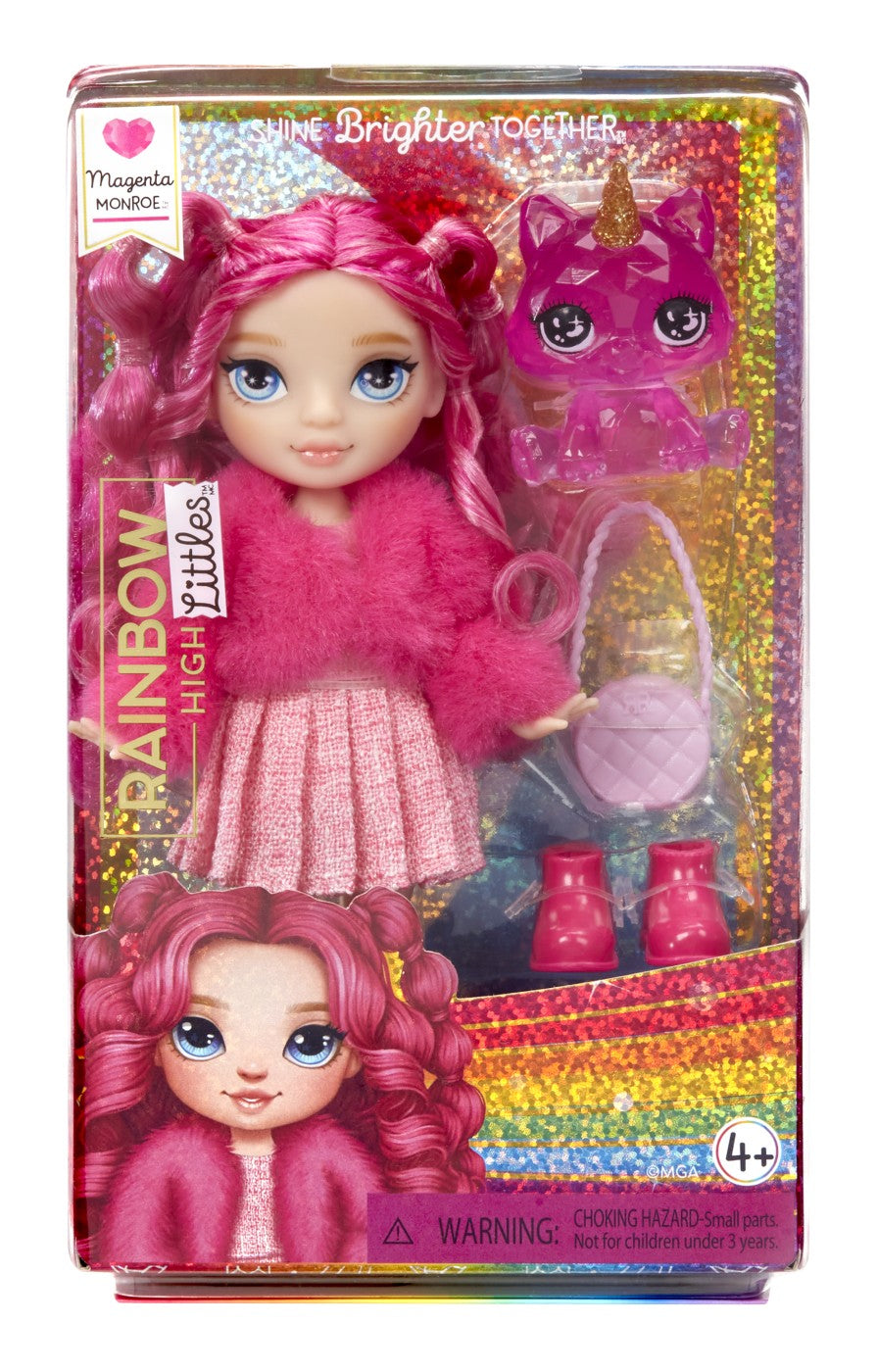 RAINBOW HIGH LITTLES PAPUSA MAGENTA MONROE