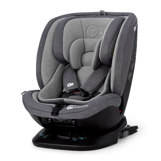 SCAUN AUTO KINDERKRAFT XPEDITION ROTATIV, 0-36 KG, CU ISOFIX, GREY