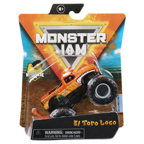 MONSTER JAM MASINUTA METALICA EL TORO LOCO SCARA 1 LA 64