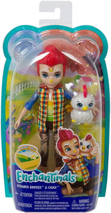ENCHANTIMALS PAPUSI SI ANIMALUTE REDWARD ROOSTER SI CLUCK