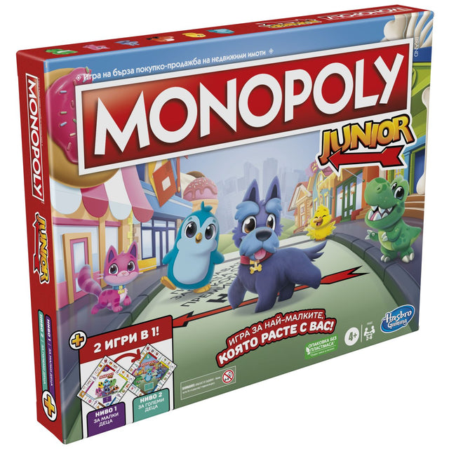 MONOPOLY JOC MONOPOLY JUNIOR 2 IN 1 IN LIMBA BULGARA