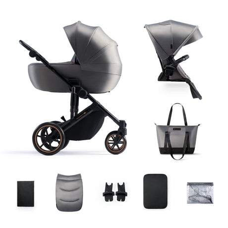CARUCIOR 2IN1 KINDERKRAFT PRIME 2, SHADOW GREY