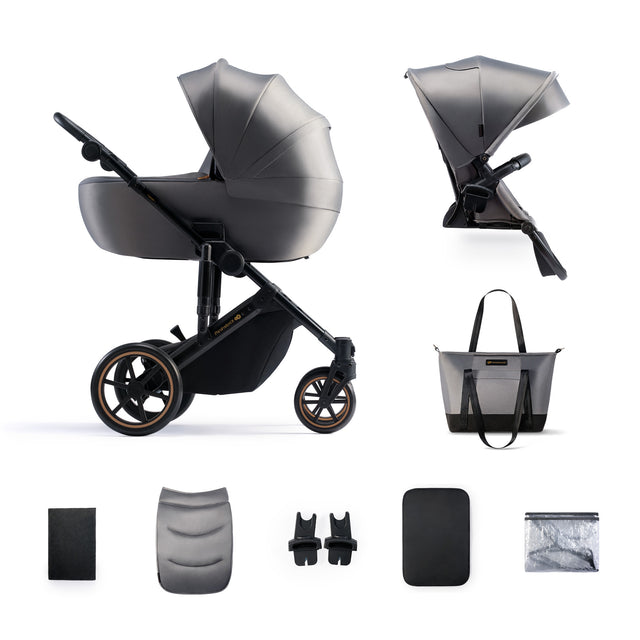 CARUCIOR 2IN1 KINDERKRAFT PRIME 2, SHADOW GREY