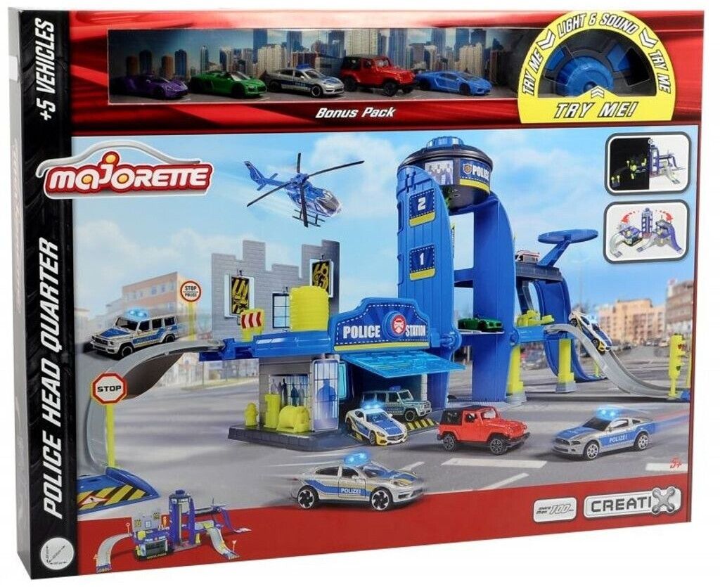 MAJORETTE CREATIX SET SECTIA DE POLITIE CU SUNETE SI LUMINI