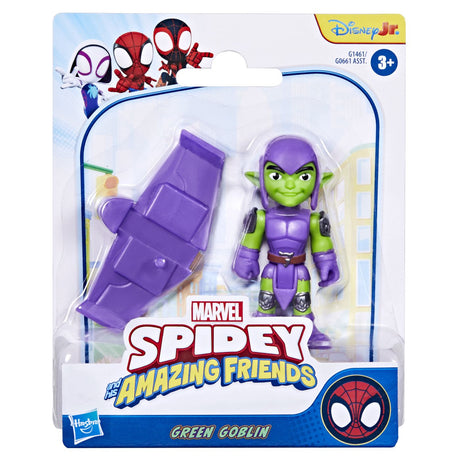 SPIDEY SI PRIETENII LUI UIMITORI MARVEL SET FIGURINA GREEN GOBLIN SI ACCESORII