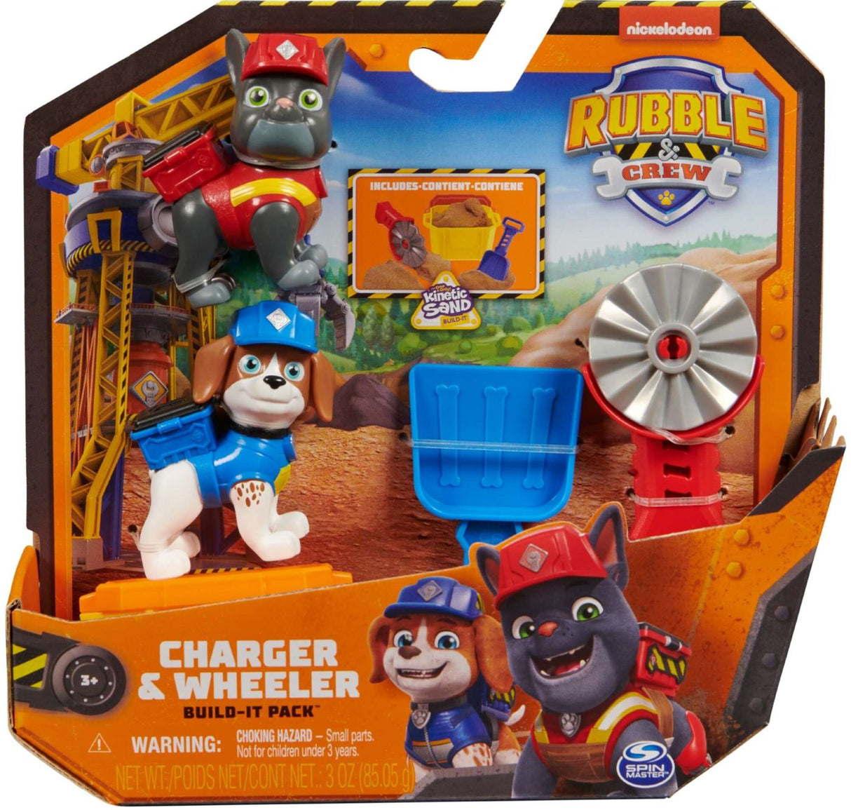 PATRULA CATELUSILOR ECHIPA RUBBLE SET 2 FIGURINE CHARGER SI WHEELER
