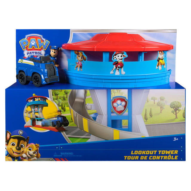 PATRULA CATELUSILOR SET TURN DE OBSERVATIE CU VEHICUL SI FIGURINA CHASE