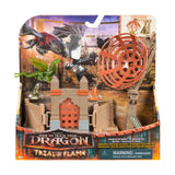 CUM SA ITI DRESEZI DRAGONUL INCERCAREA FLACARII SET DE JOACA ARENA DE ANTRENAMENT LUMEA LUI BERK CAPTURAREA DRAGONULUI