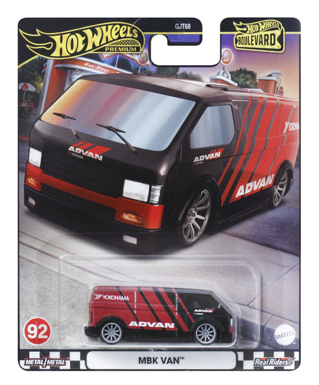 HOT WHEELS PREMIUM BOULEVARD MASINUTA METALICA MBK VAN SCARA 1:64