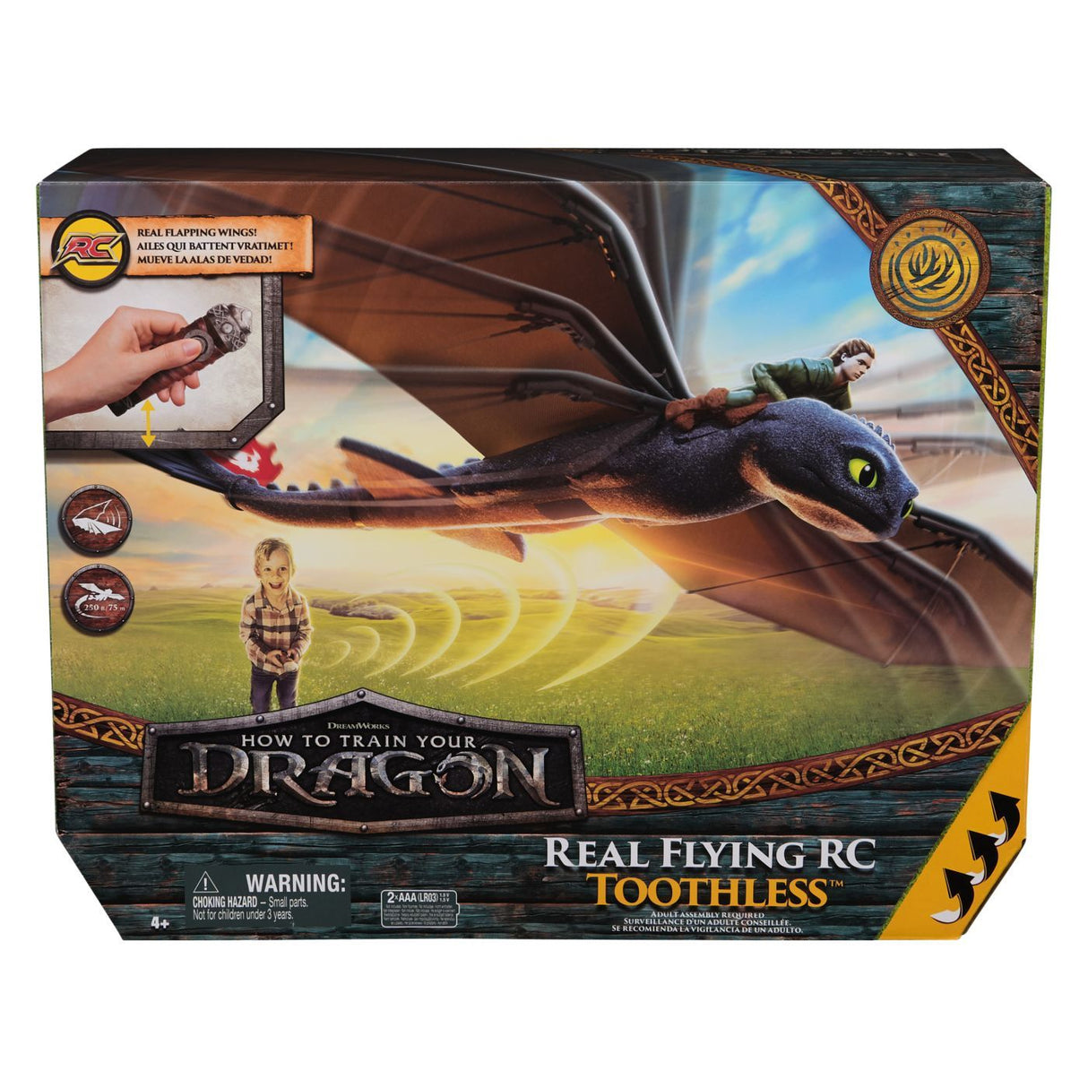 CUM SA ITI DRESEZI DRAGONUL FIGURINA DRAGON TOOTHLESS ZBURATOR CU TELECOMANDA