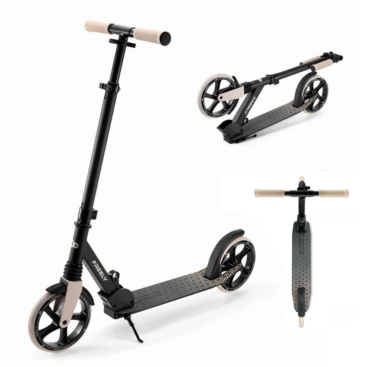 TROTINETA KINDERKRAFT FREELY,  BEIGE