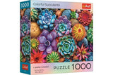 PUZZLE TREFL 1000 SUCULENTE COLORATE CU POSTER INCLUS