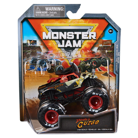 MONSTER JAM MASINUTA METALICA PIRATE'S CURSE SCARA 1 LA 64