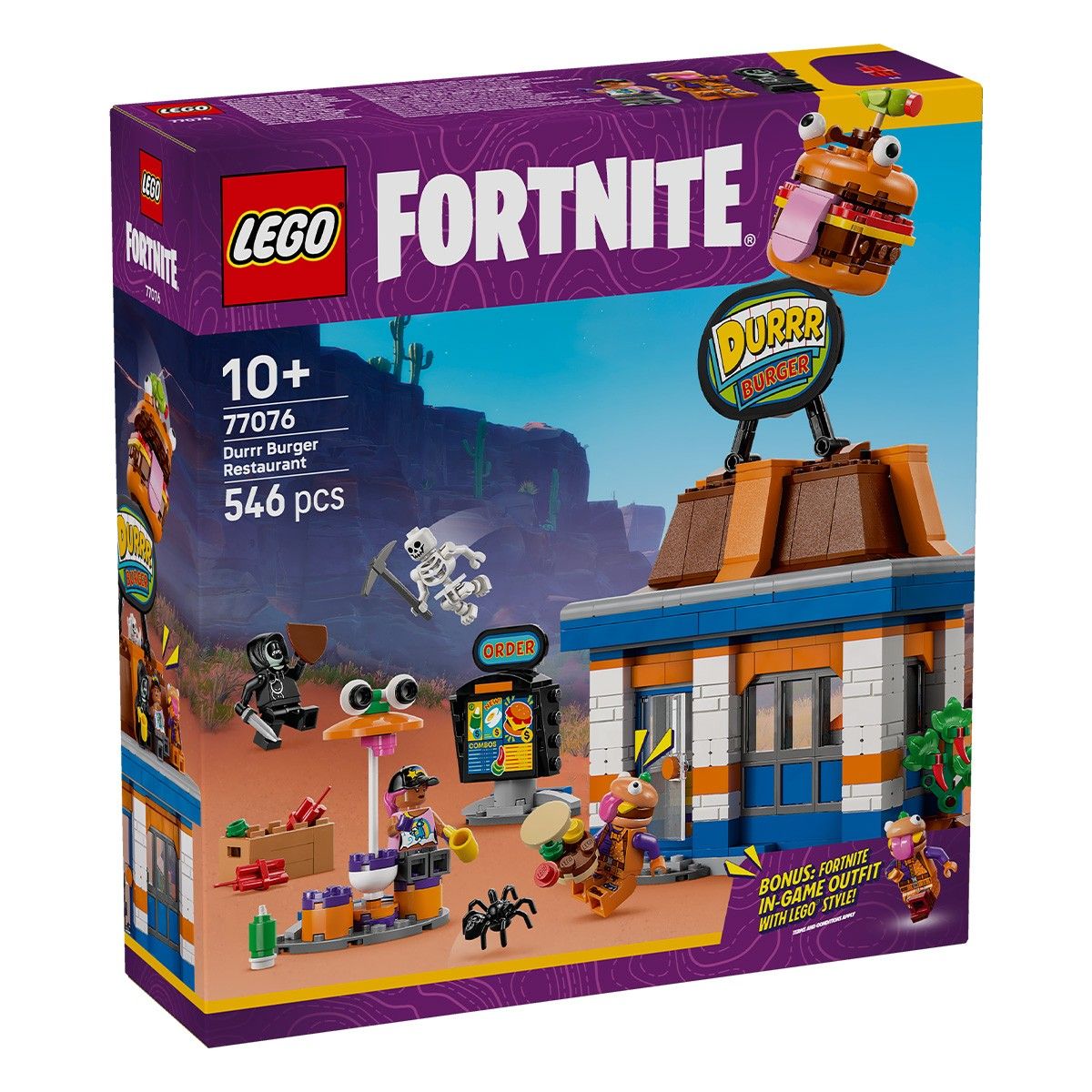 LEGO FORTNITE RESTAURANTUL DURRR BURGER 77076