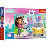 PUZZLE TREFL 60 GABBYS DOLLHOUSE CASA PISICII LUI GABBY