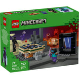 LEGO MINECRAFT CALATORIE PRIN PORTALURILE NETHER SI END 21584