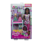 BARBIE SET DE JOACA PAPUSA BARBIE BRUNETA FACE CARIERA MEDIC PEDIATRU