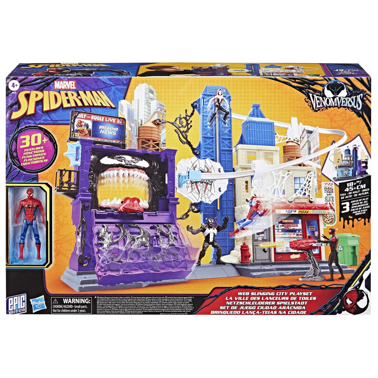 SET DE JOACA MARVEL SPIDER MAN VENOM VERSUS WEB CITY SLINGING