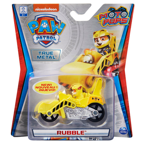 PATRULA CATELUSILOR MOTOCICLETA METALICA RUBBLE