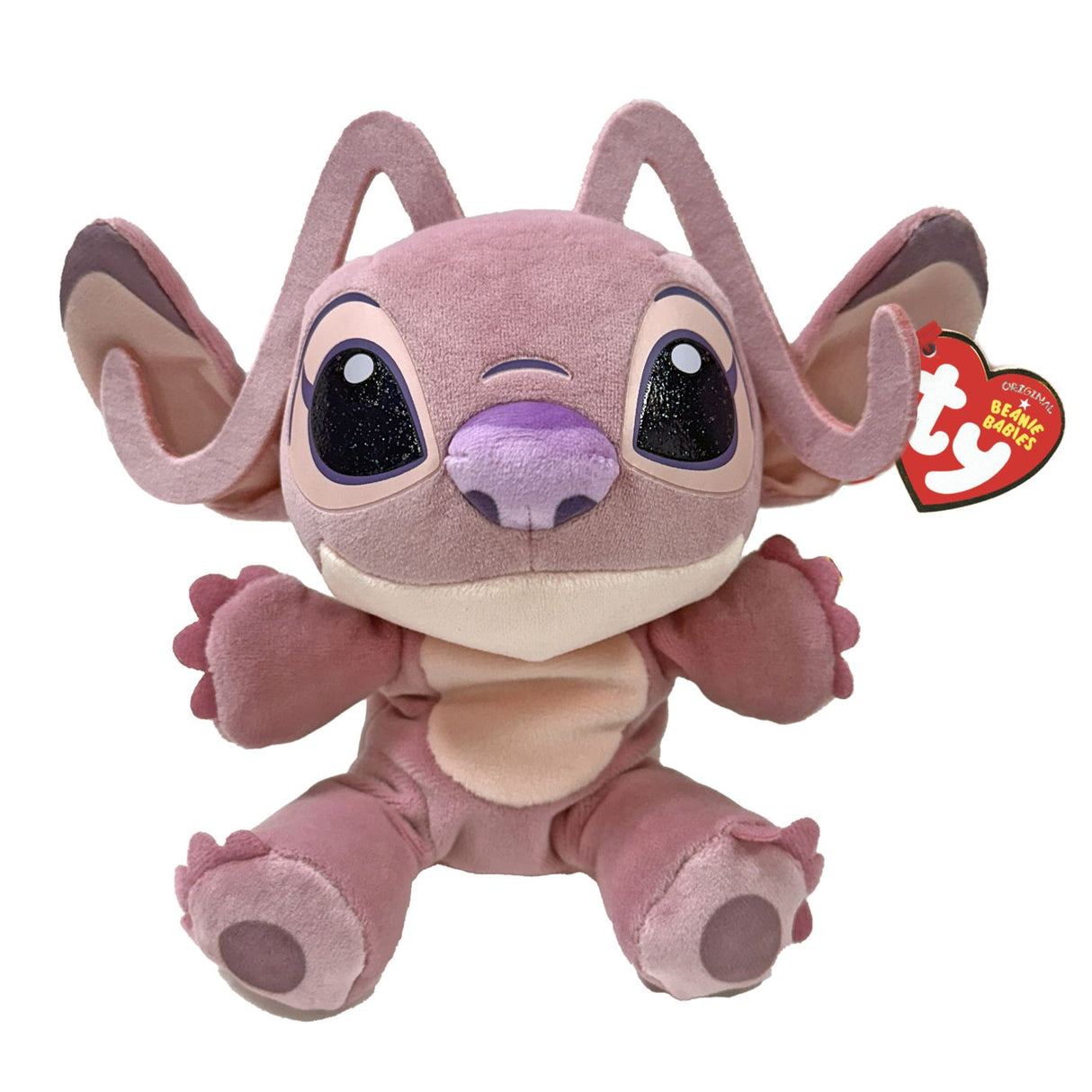 PLUS TY 15CM BEANIE BABIES DISNEY LILO STITCH ANGEL