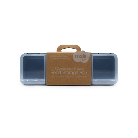CUTIE SNACK 4 COMPARTIMENTE, MELII LUXE, BLUE