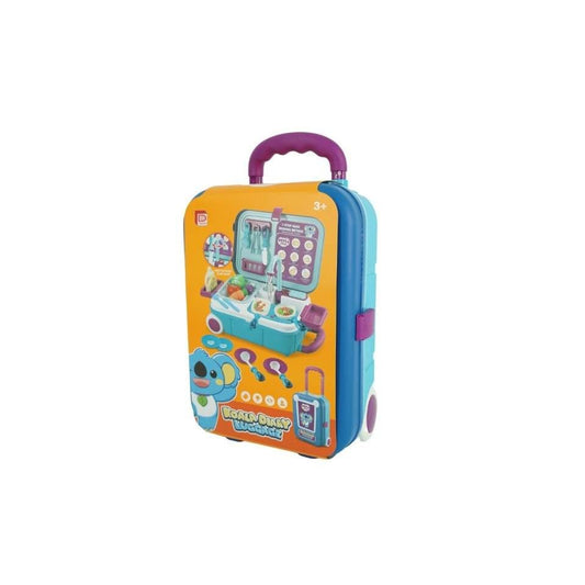 2 in 1, Valiza si mini bucatarie cu ustensile - vivimall.ro