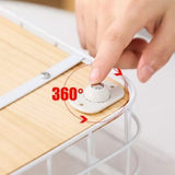 Set 16 Roti Autoadezive Universale, Vivimall, pentru Mutat Mobila, Rotire 360 de Grade, Usor de Montat, ABS, 4.5x2.8x1.4 cm, Alb - vivimall.ro