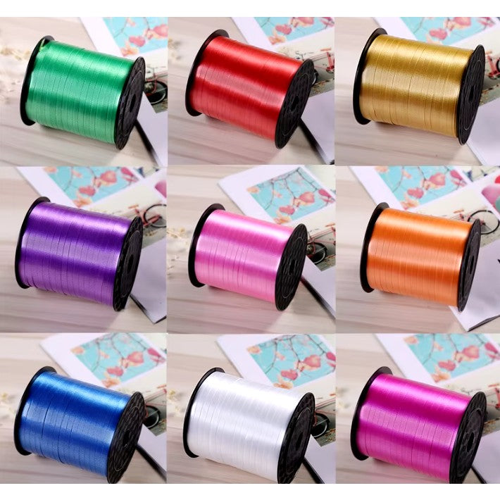 Panglica pentru Baloane, Vivimall, Rola de 200 de Metri, din Rafie, Roz - vivimall.ro