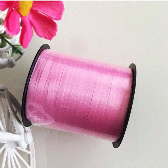Panglica pentru Baloane, Vivimall, Rola de 200 de Metri, din Rafie, Roz - vivimall.ro