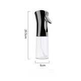 Pulverizator Pentru Ulei, Otet Sau Alte Lichide, Reincarcabil, Multifunctionale, Capacitatea 200 Ml, Material Plastic, 20.5X6 Cm, Negru - vivimall.ro