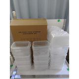 Cutii de depozitare alimente, Vivimall, Set din 24 Cutii pentru Condimente, Cereale, Cutii pentru Bucatarie, din Plastic PP, Cutii Alimentare, Diferite Dimensiuni, Transparente - vivimall.ro