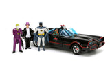 JADA BATMAN SET MASINUTA METALICA BATMOBILE  1:24 SI 4 FIGURINE