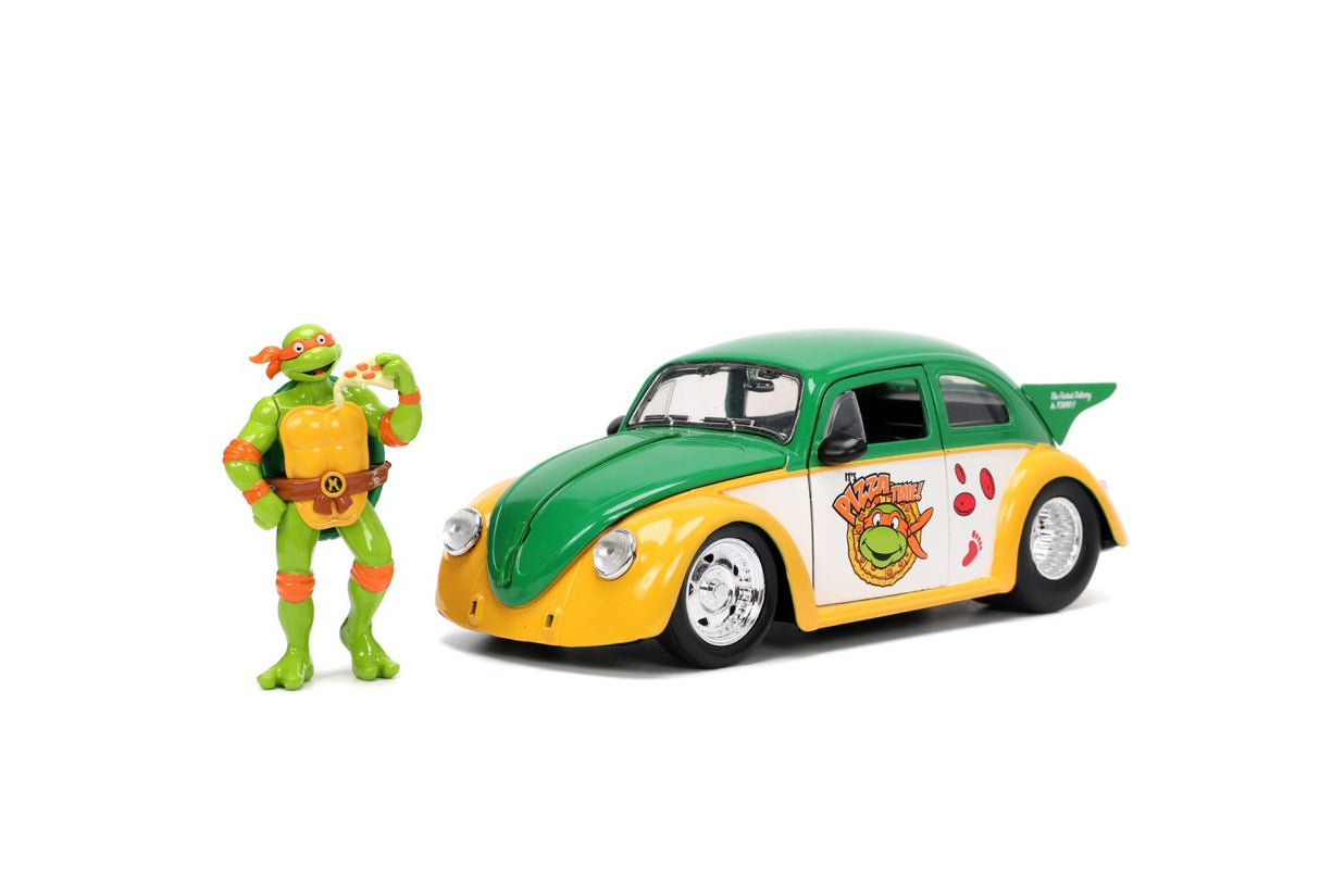 JADA MASINUTA METALICA TESTOASELE NINJA 1959 VOLKSWAGEN DRAG BEETLE 1:24
