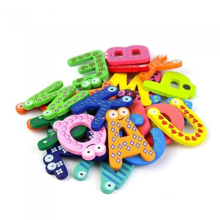 Set 26 magneti educativi alfabet | ABCWood - vivimall.ro