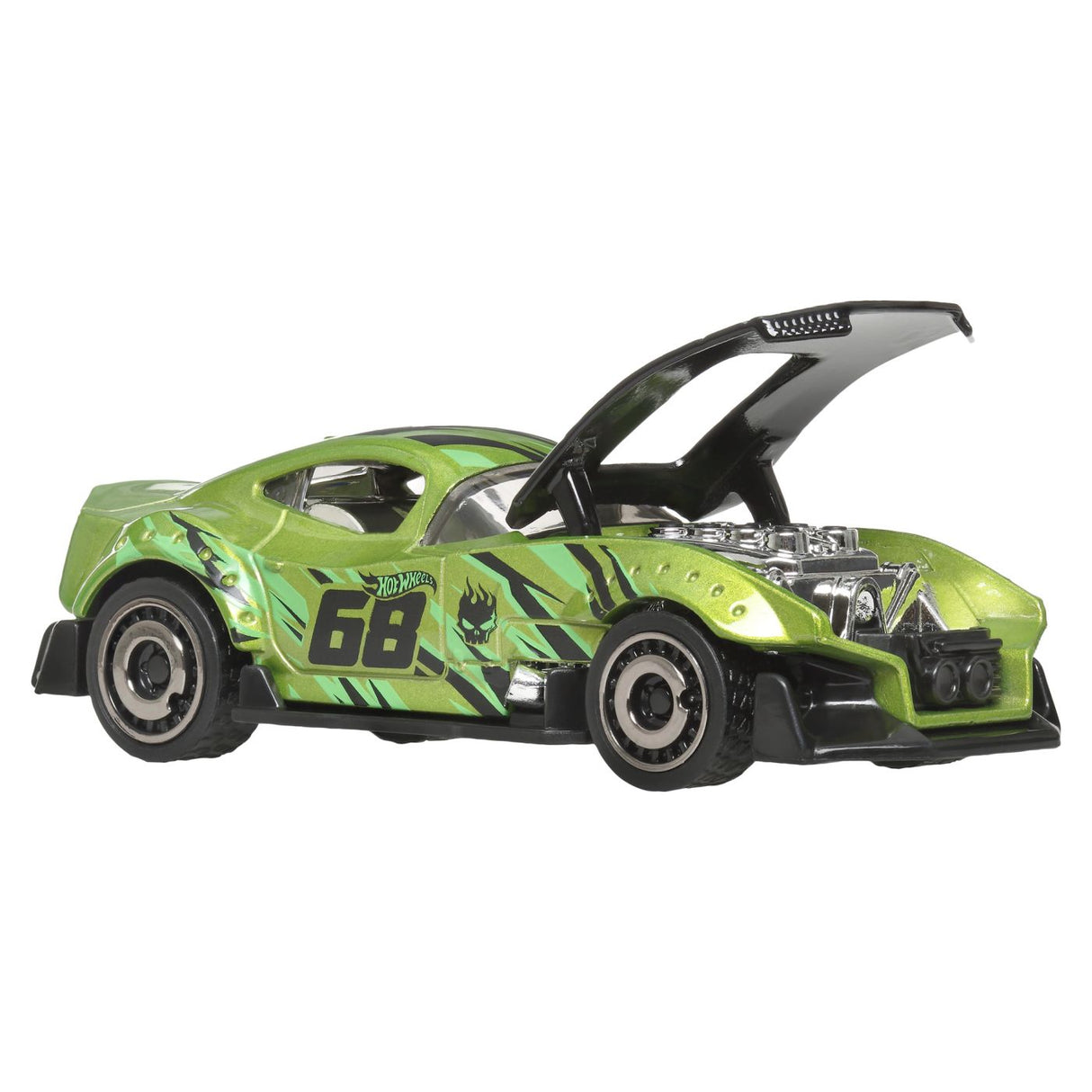 HOT WHEELS MASINUTA METALICA CU SISTEM PULL BACK MUSCLE AND BLOWN MUSCLE MANIA SCARA 1 LA 43
