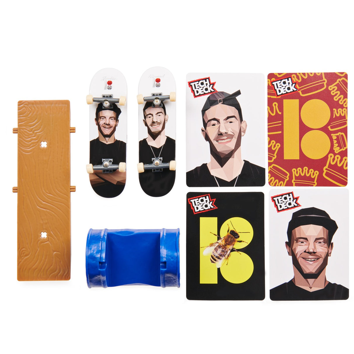 TECH DECK FINGERBOARD PACHET CU OBSTACOL PLAN B