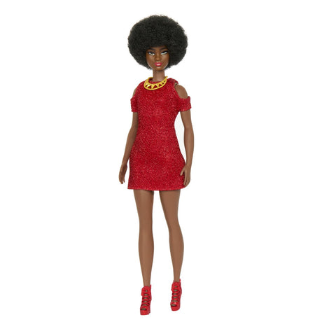 BARBIE FASHIONISTAS PAPUSA BARBIE MULATRA CU PAR AFRO