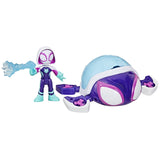 SPIDEY SI PRIETENII LUI UIMITORI MARVEL SET FIGURINA 7.6CM SI SUBMARINUL TESTOASA FANTOMA