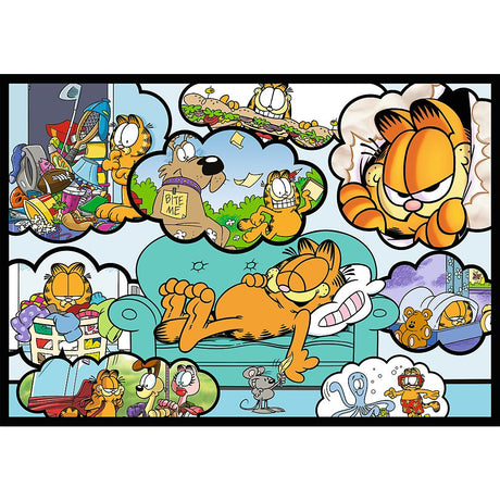 PUZZLE TREFL 4X250 LUI GARFIELD NU II PLACE ZIUA DE LUNI
