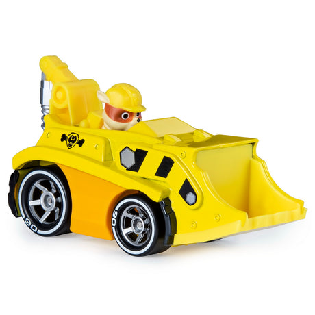 PATRULA CATELUSILOR  MACHETA  METALICA RUBBLE CU EXCAVATOR