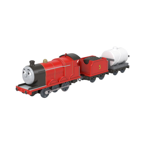 THOMAS LOCOMOTIVA MOTORIZATA CLASIC JAMES CU 2 VAGOANE