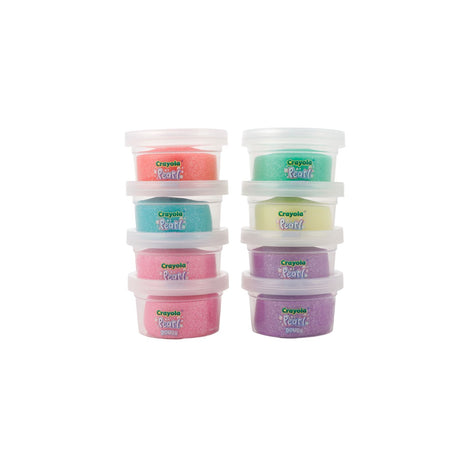 CRAYOLA PEARL SET 8 BORCANASE CU PLASTELINA SIDEFATA