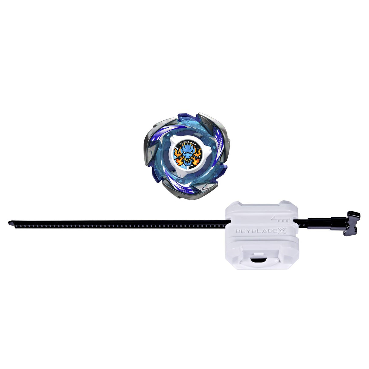 BEYBLADE X LET IT RIP SET LANSATOR SI ROATA COURAGE DRAN S 6-60V